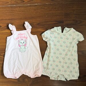 Disney Baby Rompers (2) Size 18M